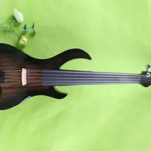 4/4 электрическая скрипка из твердой древесины 20-28# синий цвет Гитара шеи 5 струн