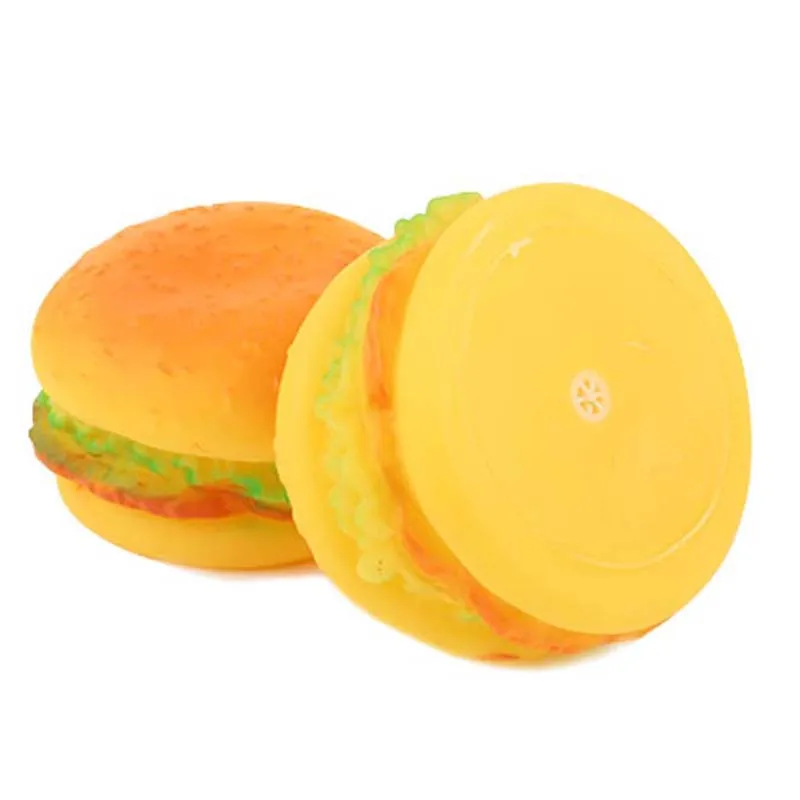 1 PC Rubber Hamburger Dog Toy Pet Puppy Chew Squeaker Squeaky Sound Non 1-pc-rubber-hamburger-dog-toy-pet-puppy-chew-squeaker-squeaky-sound-non