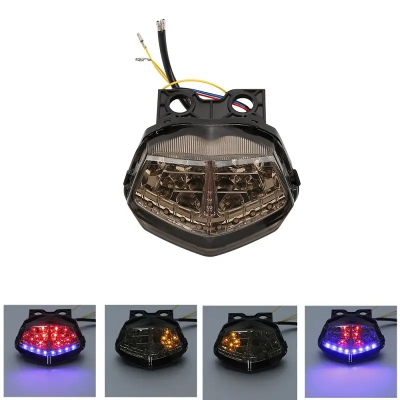

ABS Smoke LED Brake Taillight Turn Signals For KAWASAKI NINJA 250R 2008-2012 NEW