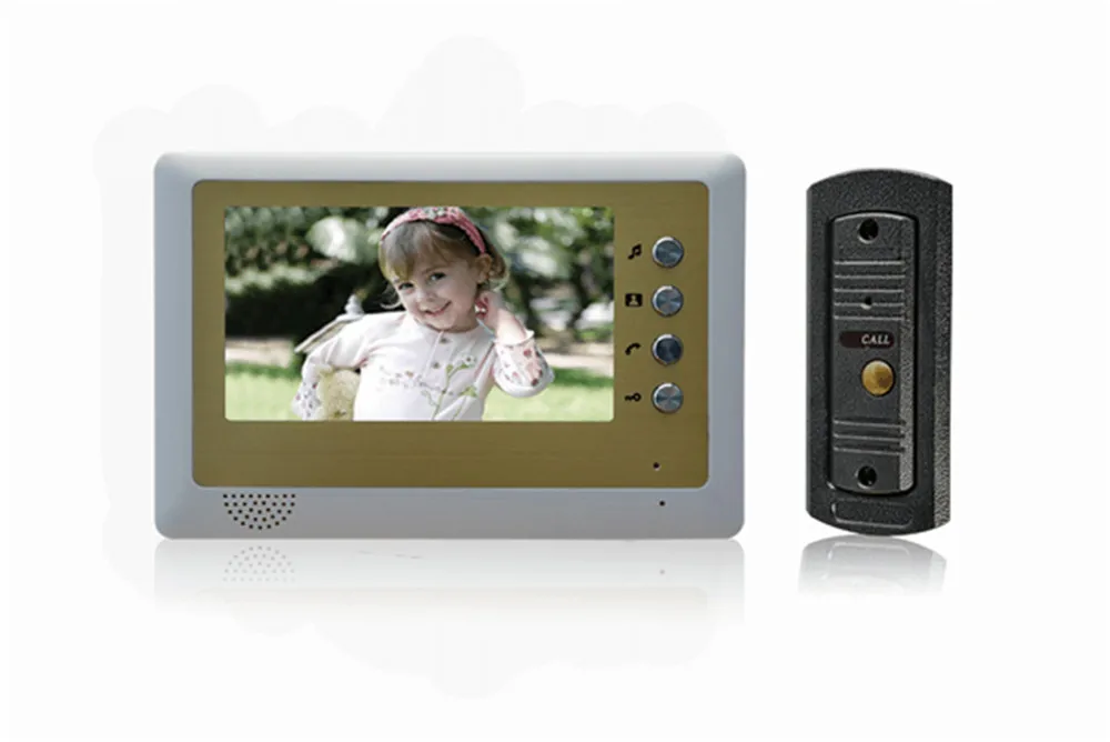 7 inch Metal Case Hands-free Intercom Video Door Phone |