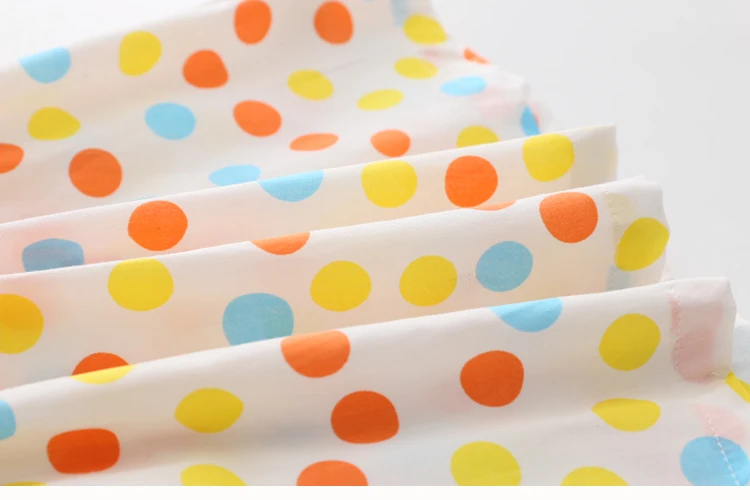 2018 Summer 2-10 Years Beautiful Pretty Sweet Children Baby Kids Pleat Short Fly Sleeve Party Prom Polka Dot Dresses For Girls (14)