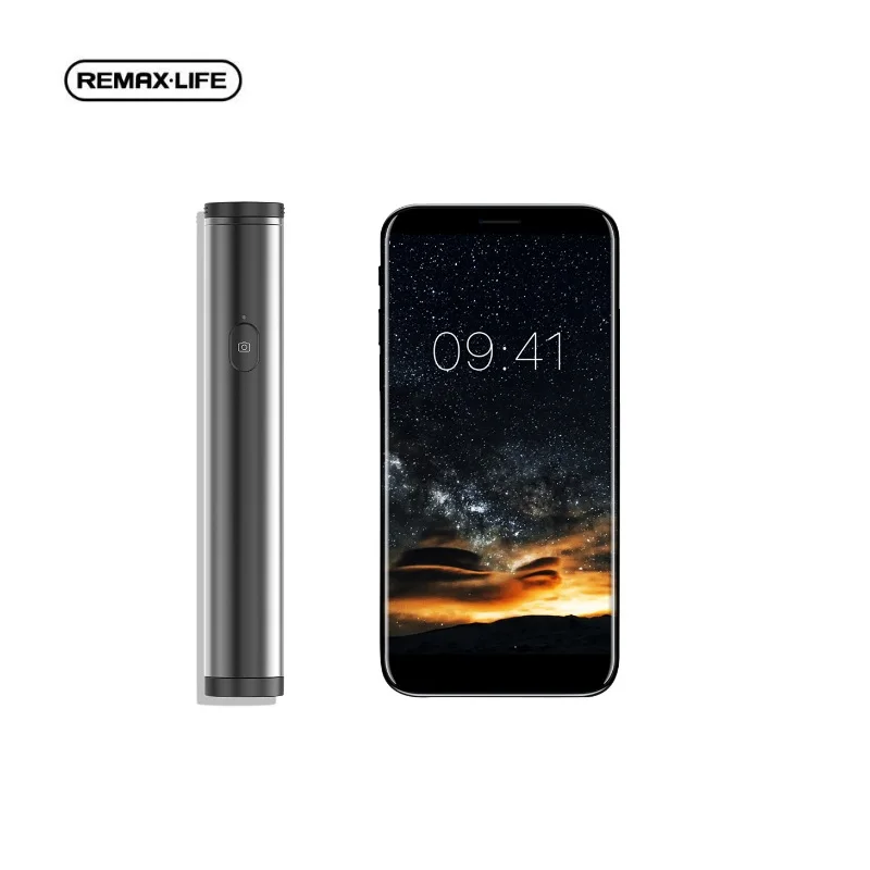 Aluminium alloy Bluetooth Selfie stick LED magnetic suction supplementary illumination lamp portable Selfie stick