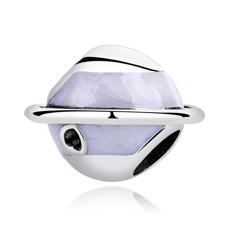 

Free Shipping 925 Sterling Silver Charms Planet of Love Bead Fit Original Pandora Bracelet Necklace For Women DIY Jewelry