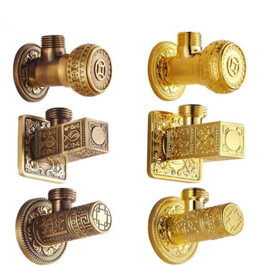 LF36018B G1/2 * antique100% гарантия латунные аксессуары угловой клапан для