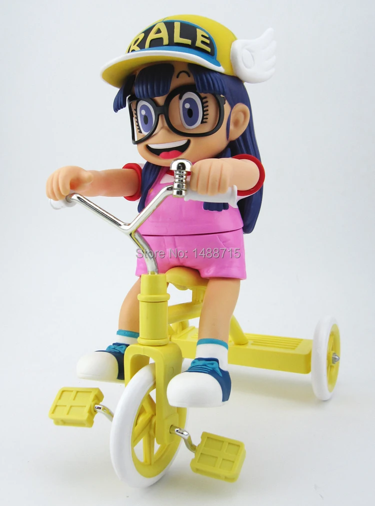Новые Классические Аниме комиксов Акира Торияма Доктор Спад Arale велосипед Симпатичные 25 см Рисунок Игрушечные лошадки Best для детей