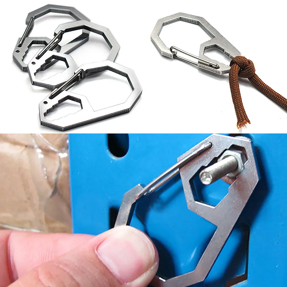 

NEW Multifunction Outdoor Buckle Keychain Climbing Hiking Clasp Carabiner Carbine Escalada Climbing c612