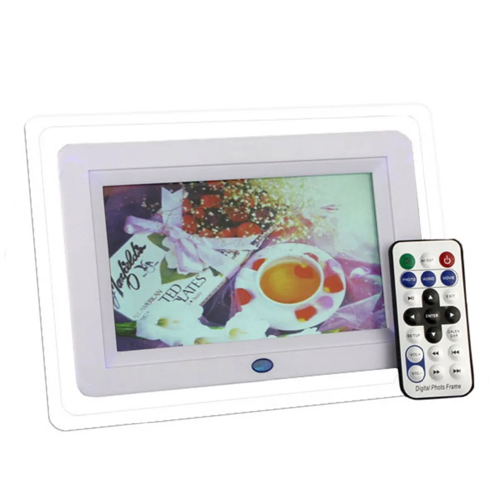 7 &quotTFT LCD многофункциональная цифровая фоторамка для видеосъемки MP3 MP4 плеер