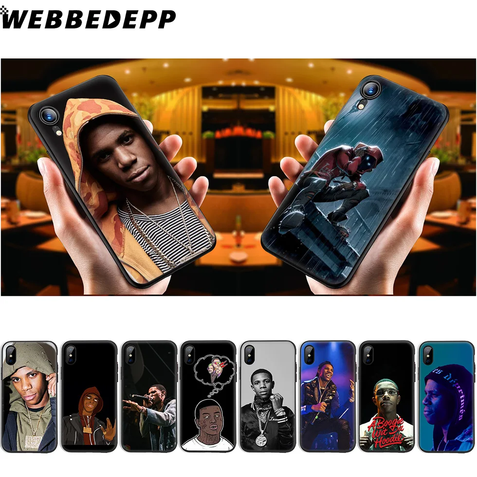 WEBBEDEPP A boogie wit da hoodie Soft Silicone Case for iPhone 11 Pro Xr Xs Max X or 10 8 7 6 6S Plus 5 5S SE |