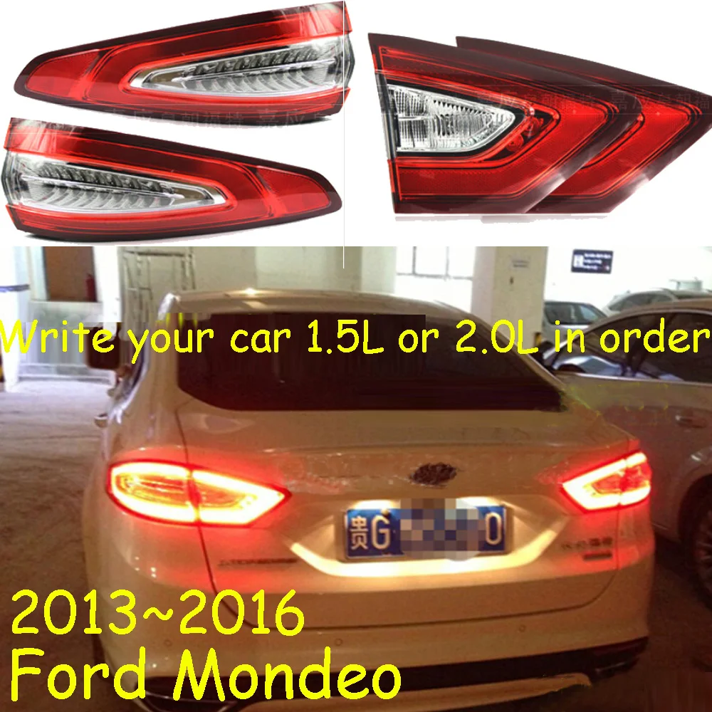 1 пара автомобильных задних фар bumer для Ford Mondeo задсветильник фары fusion 2013 ~ 2016 года