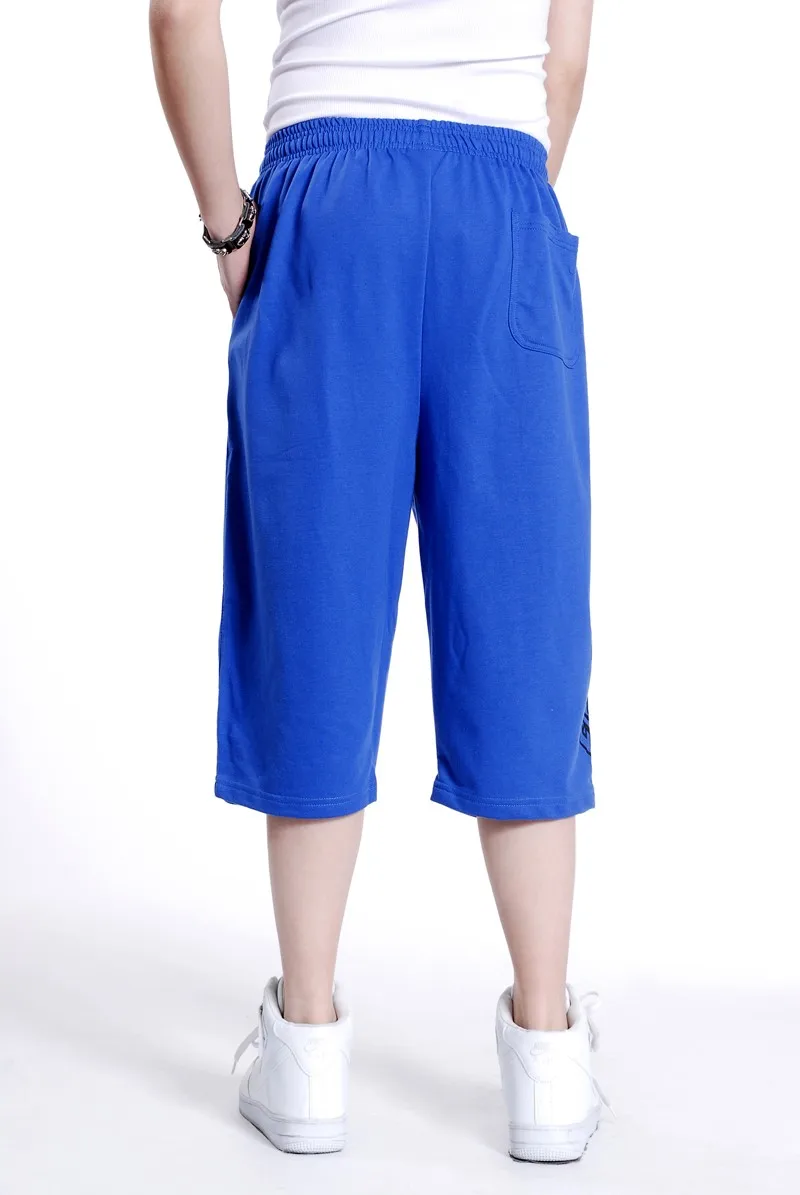 Хип хоп мужские брендовые джоггеры одежда для упражнений мужские шорты летние Мешковатые Свободные брюки до икр размера плюс XXXXL 5XL 6XL A57