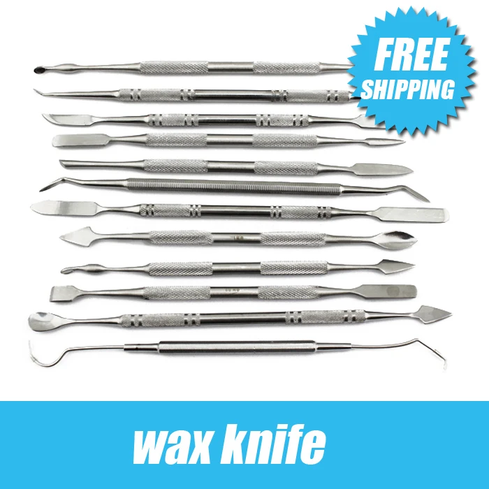 

wax knife kit include 12 pieces sculpture blade, Wax Pottery Clay Sculpture Carving Modeling Tool,Dental Instruments Equipment g
