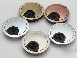 

Size option 60mm Computer desk hole cover Wire Hole Cover Table Cable Tidy