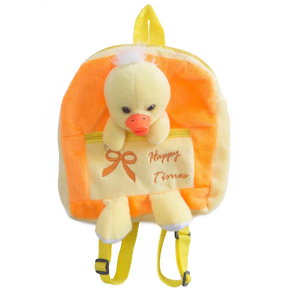 Dropshipping Free Shipping 1pcs 12inch Cute Yellow Duck Plush Backpack