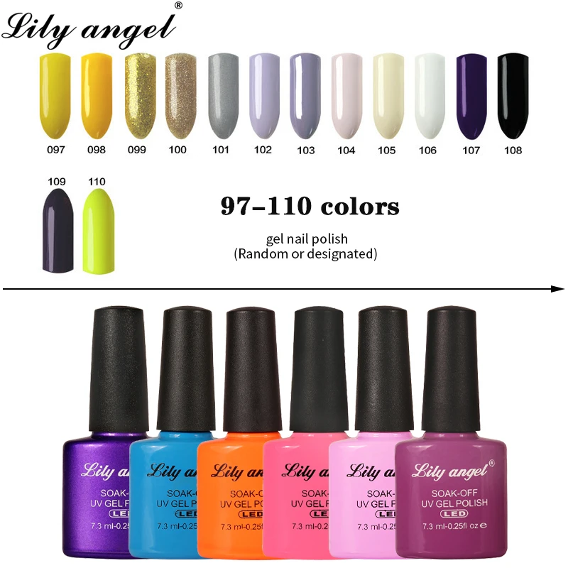 Kit de secador de uñas lirio Ángel 36 W/48 W lámpara LED UV y herramienta de manicura de esmalte de Gel UV kits de uñas de gel de 12 Colores con lámpara