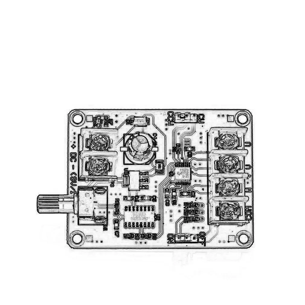 5 V-12 V Dc бесщеточный драйвер платы контроллера для двигателя жесткого диска 1.8A макс