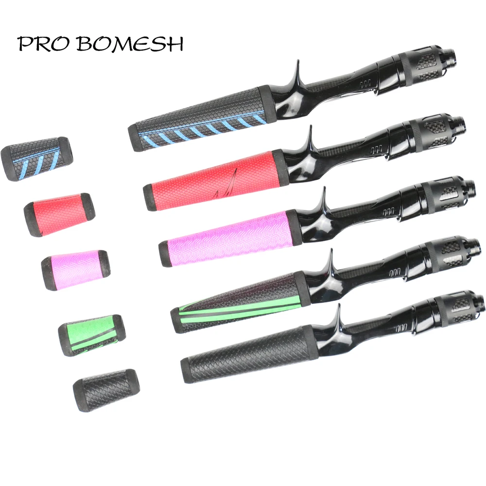 

Pro Bomesh 1Set 59g Anti-Skied Grip Handle Kit Casting Reel Seat Handle Kit DIY Fishing Rod Pole Accessory