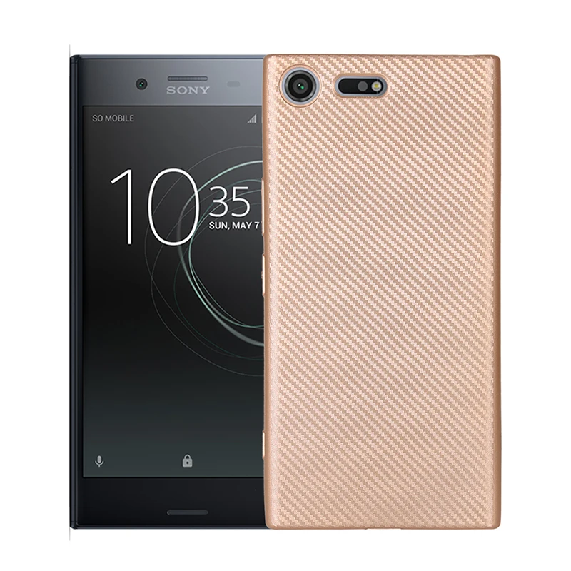 YueTuo чехол для sony Xperia L2 XA1 XA2 C6 ULTRA PLUS XZ1 XZ2 XZ4 Compact XZ Премиум силиконовый мягкий ТПУ чехол для задней панели телефона - Цвет: gold