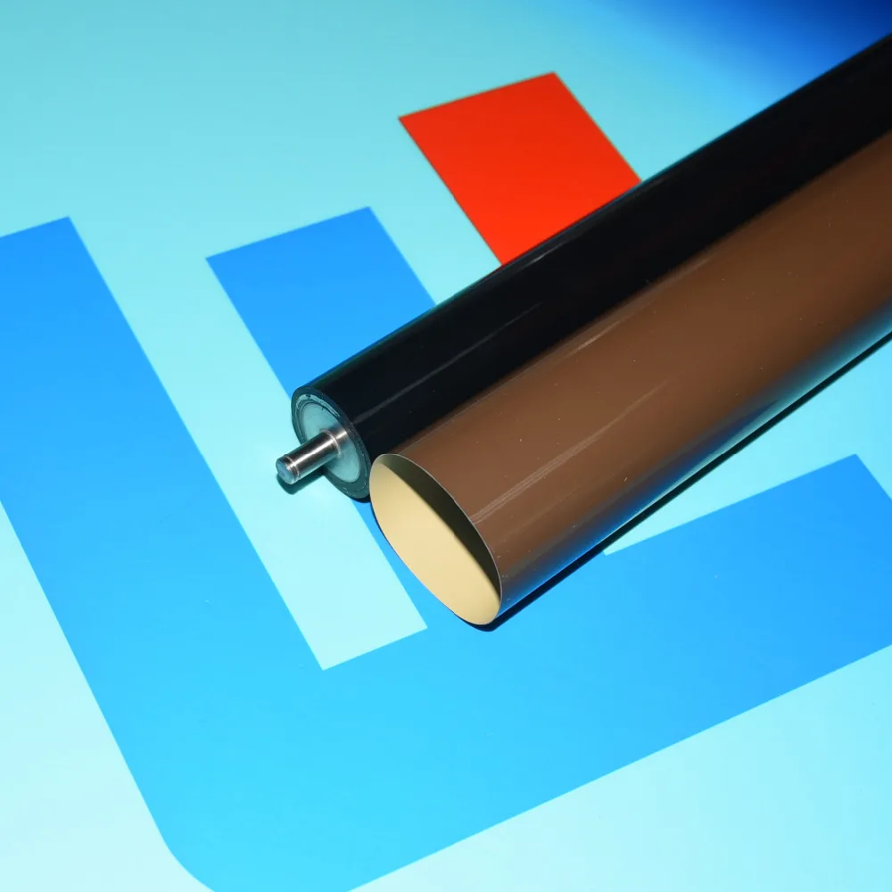 85.99usd For Konica Minolta Bizhub C454 C554 C454e C554e 454 554 Fuser film belt sleeve and Lower Fuser Pressure Roller (1)