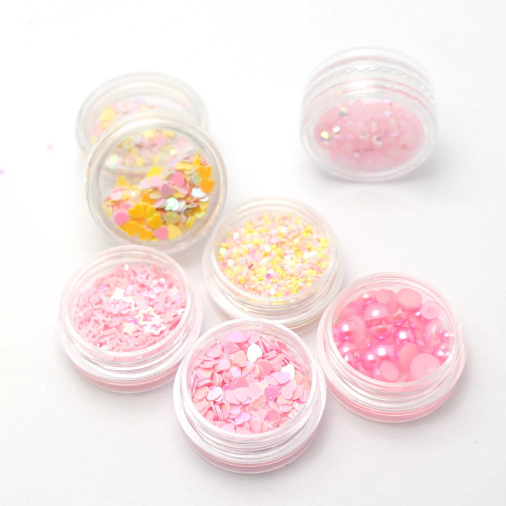 

12boxes/set Laser Mixed Colorful shell broken pieces UV resin epoxy resin mold makeing jewelry filling for DIY jewelry