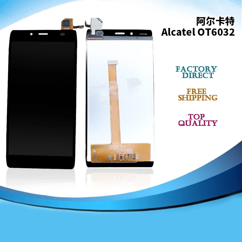 ЖК дисплей для Alcatel 6032x One Touch Idol Alpha 6032 6032A 6032X 6032D OT6032 6032x|Экраны мобильных телефонов|