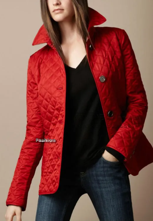 Classic plaid women coat fashion Single Breasted sheath