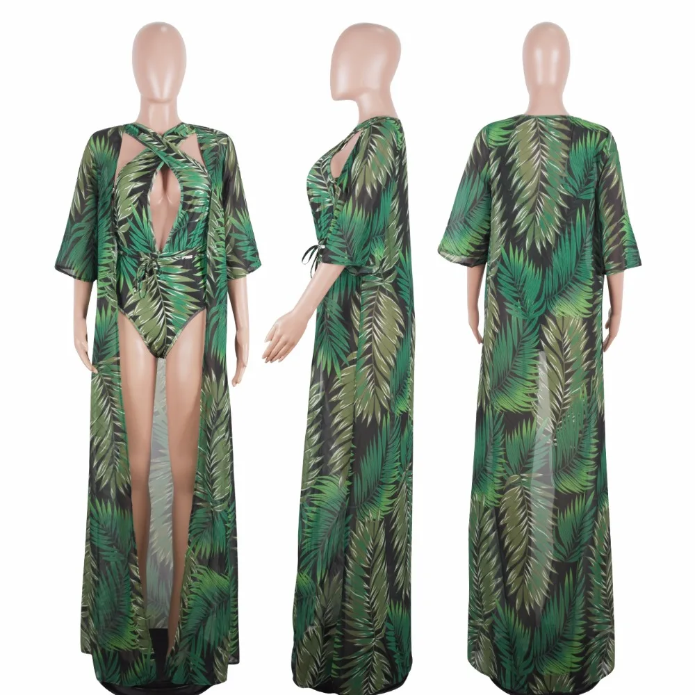 New arrive ladies summer sexy bodysuit skinny bohemian print rompers women jumpsuit two piece body mujer overalls Q059