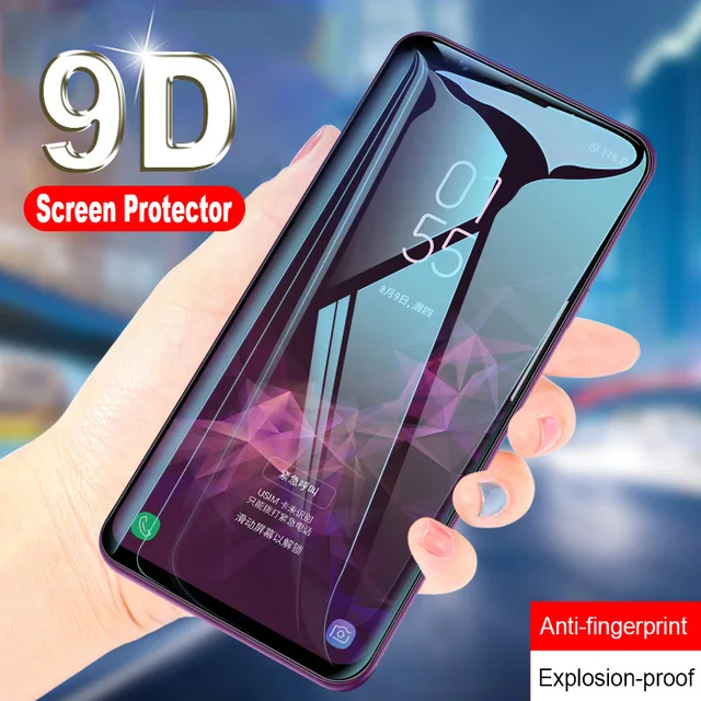 Закаленное стекло 9D для Samsung Galaxy A7 2018 A3 A5 2017 A6 A8 Plus Защита экрана J4 J6 J8