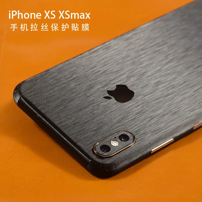 Металлическая матовая задняя пленка для Apple iPhone XS XSMAX X MAX декоративная Защитная