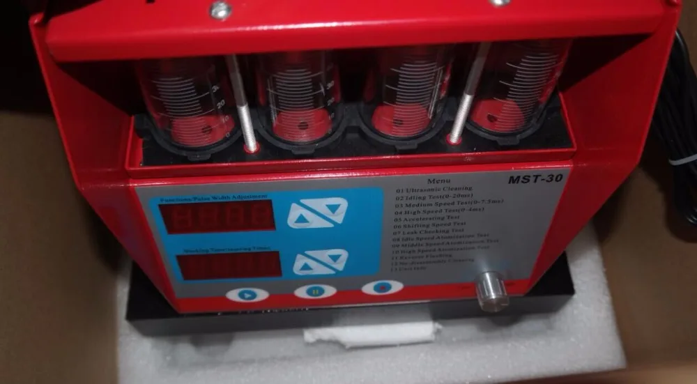 Diagauto Высокое качество 220 В/110 В 4 цилиндра инжектор топлива тестер и ультра очиститель MST-30 ультразвуковая очистка сопла стиральная машина