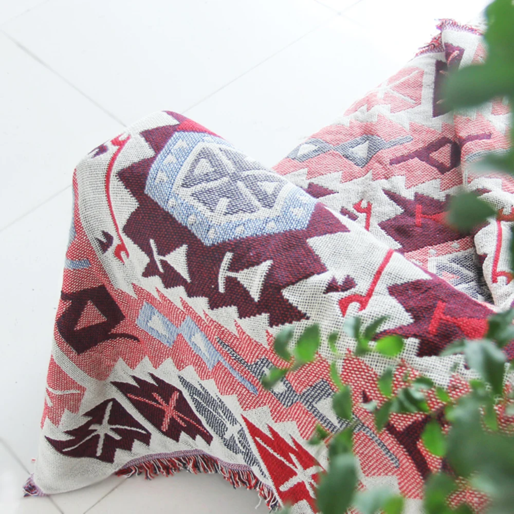 ESSIE HOME искусственное одеяло для дивана гостиной спальни окрашенное в пряжку