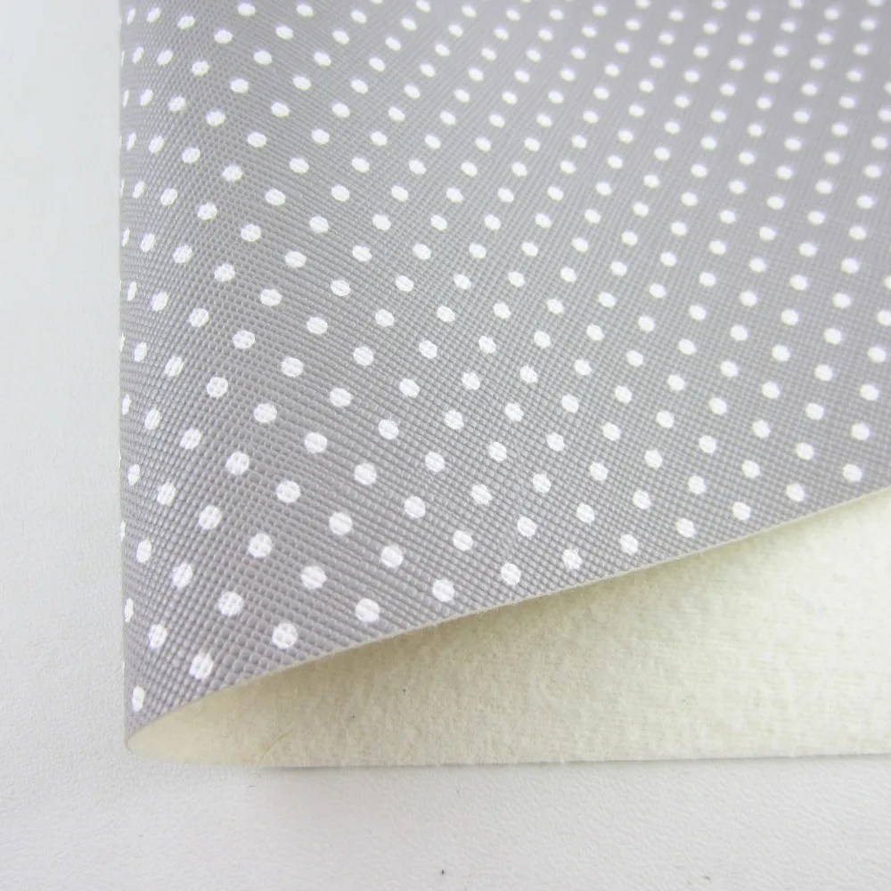 A4 лист " X 11" белый горошек синтетический искусственная кожа PU искусственная кожа ткань для сумки упаковка DIY ремесло проект 1 шт. F0404