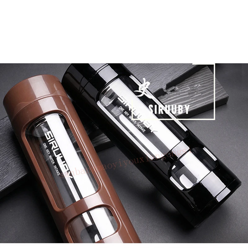 

1Pcs Double Glass Insulated Thermos Cup 360ml Coffee Mug Vacuum Flask Travel Drink Bottle Thermo Cup Office Drinkware 6ZDZ226