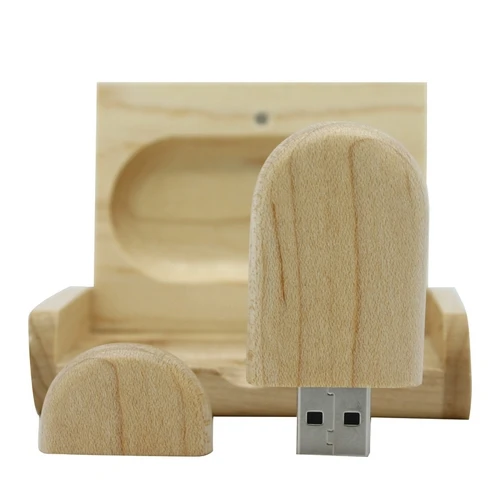 1 шт./лот 2 0 деревянная Подарочная коробка Memoria USB флэш-накопитель 64 Гб карта памяти