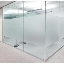 200 см* 45/60/90 матовый оконная пленка без клея/самоклеющаяся лента, статическая прилипающая виниловая стеклянная дверная наклейка Ванная комната для домашнего декора