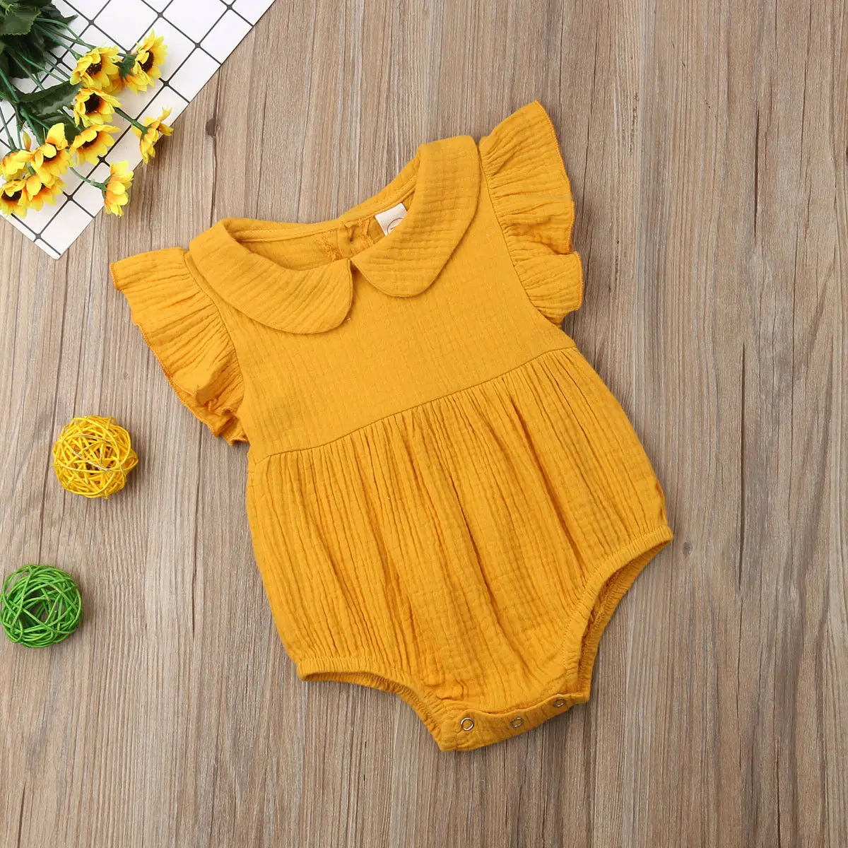 الوليد الطفل الفتيات القطن الكتان رومبير بذلة تتسابق السروال القصير مجموعة الملابس الوليد الطفل الفتيات القطن الكتان رومبير بذلة تتسابق السروال القصير مجموعة الملابس