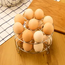 Пароварка для яиц из нержавеющей стали, подставка для варки на пару, кухонная плита, кухонная посуда, многофункциональная антиобжиговая стойка