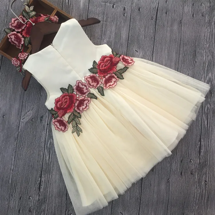 Роскошные кружевные платья с цветочным узором для девочек; детское платье с аппликацией для выпускного бала и свадьбы; бальное платье с жемчужинами; Пышное Платье для девочек; Vestidos de comunion