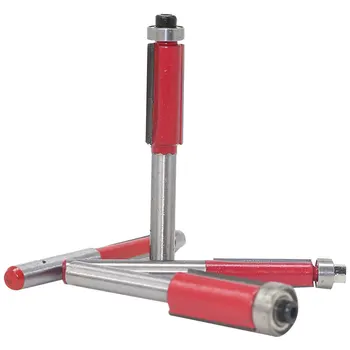 

1/4" 1/2" Cutters Milling Cutter Trim Router Bits Woodworking Trimming Sculpture Carbide Cutter Head Endmill