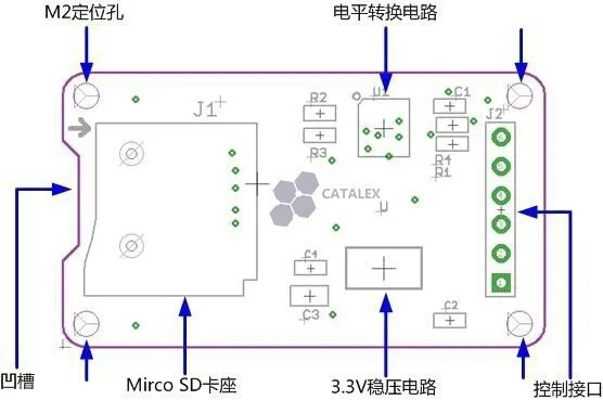 Micro SD карты мини TF SPI интерфейсы с чипом конвертера уровня