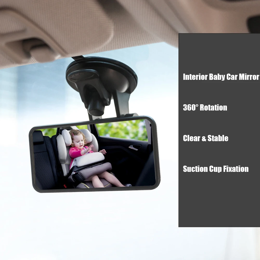 

Car Interior Rear View Mirror Suction Cup Wide Angle Interior Rearview Mirror For bmw e46 e90 e60 ford focus2 volkswagen audi a3