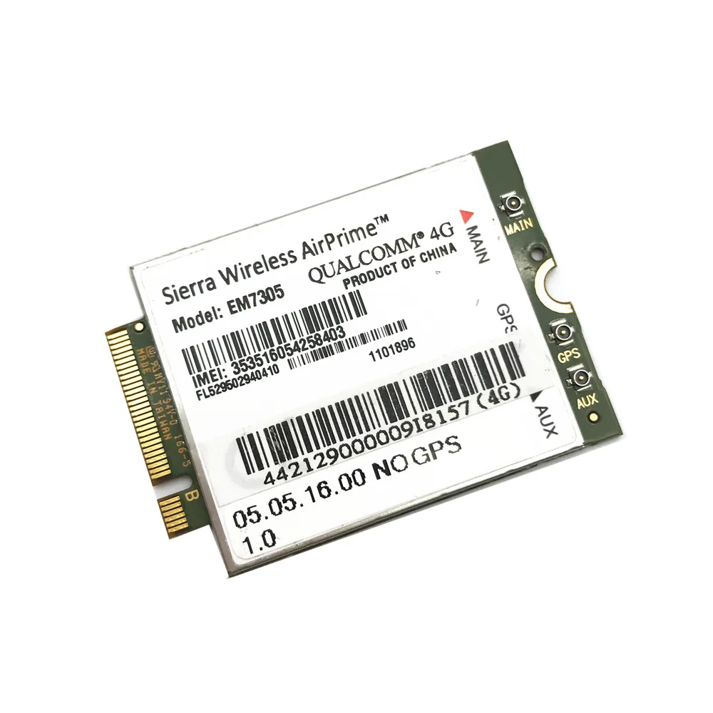 

Sierra Wireless EM7305 Gobi5000 M.2 NGFF 4G 100Mbps LTE WWAN card module for Dell Venue 11 Pro