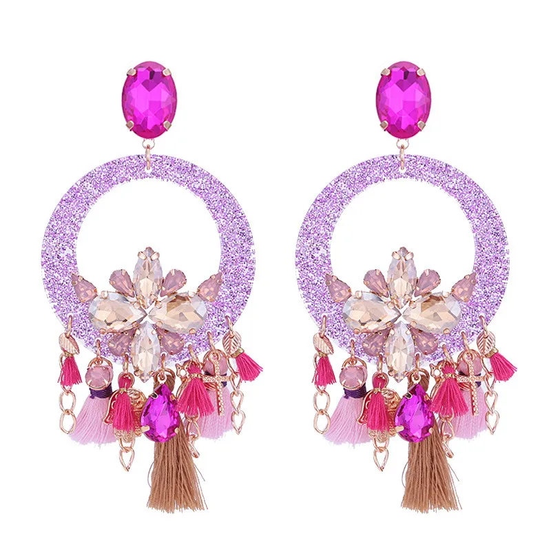 Tassel Earrings Bohemian earrings weddings earrings oorbellen (9)