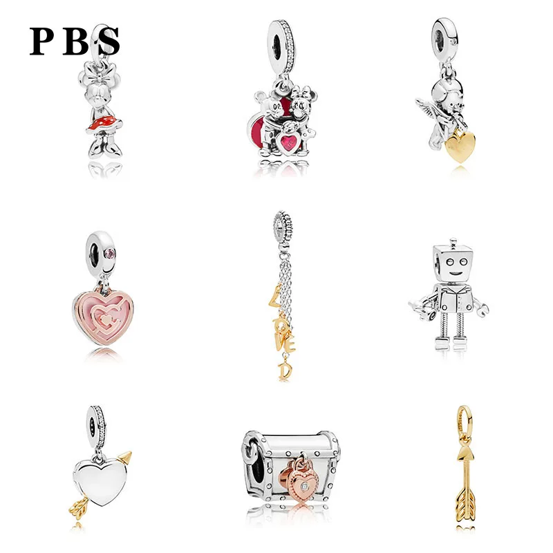 

PBS 100% Pure Silver Original Copy High-quality 1:1 New Cupid Beads Logo Logo Free Wholesale Manufacturers