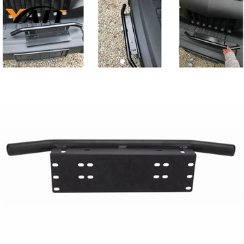 

Car Bull Bar Front Bumper License Plate Mount Bracket Holder Fog Light Headlight