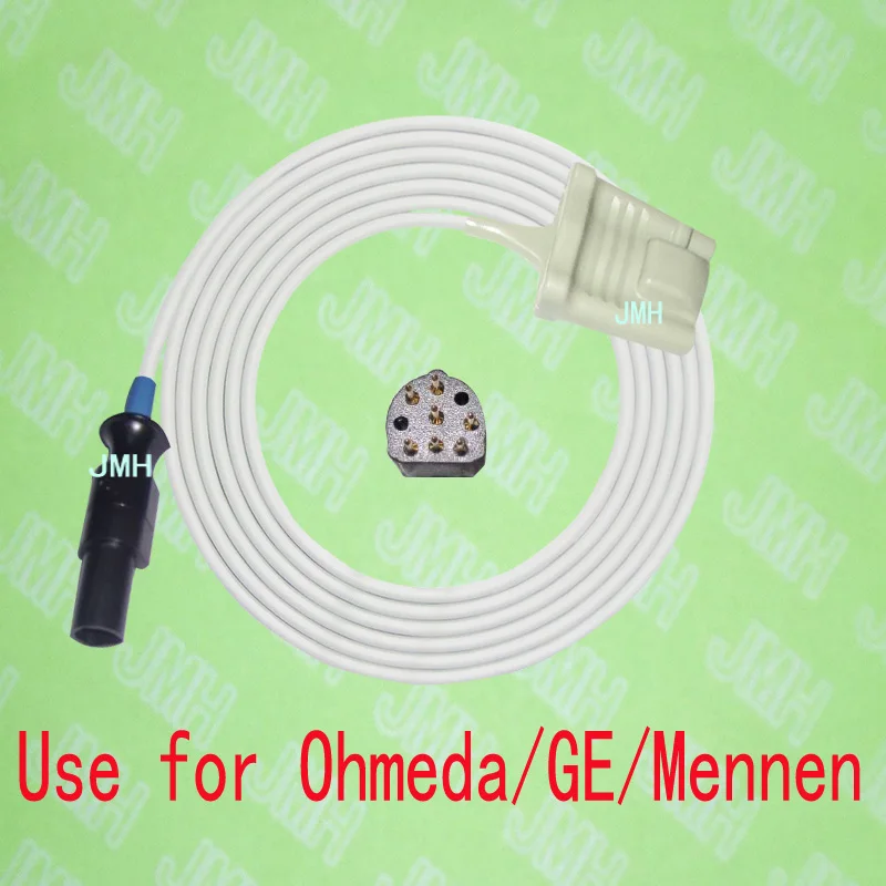 Compatibile Con Pin Ohmeda, Ge, Mennen Pulsossimetro Monitor Il Silicone Adulto Morbida Punta Spo2 Sensore.