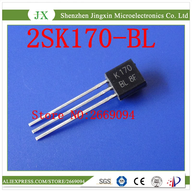 

10pcs 2SK170-BL TO-92 2SK170BL 2SK170 K170 TO92 Transistor Triode Transistor Low Power Transistor