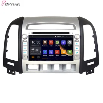 شراءTOPNAVI 7 ''رباعية النواة أندرويد 6.0 سيارة لتحديد المواقع والملاحة لشركة هيونداي سانتا في 2006 2007 2008 2009 2010 2011 2012 مشغل أسطوانات للسيارة الوسائط المتع...