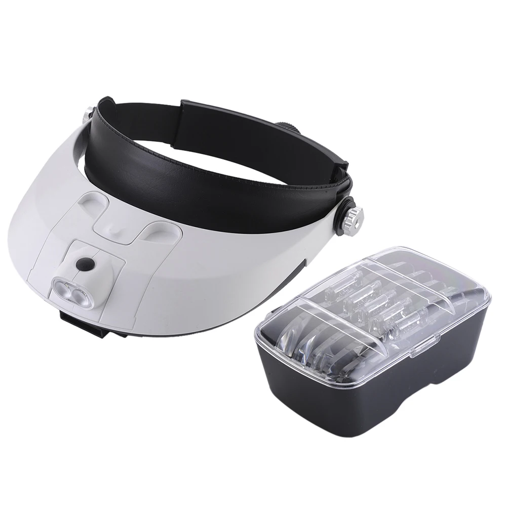 0x с подсветкой (2 led) kromatech mg9892c. Очки лупа с подсветкой и аккумулятором mg11537dc. Лупа со сменными линзами. Лупа для пчеловода c led подсветкой. 25-3.