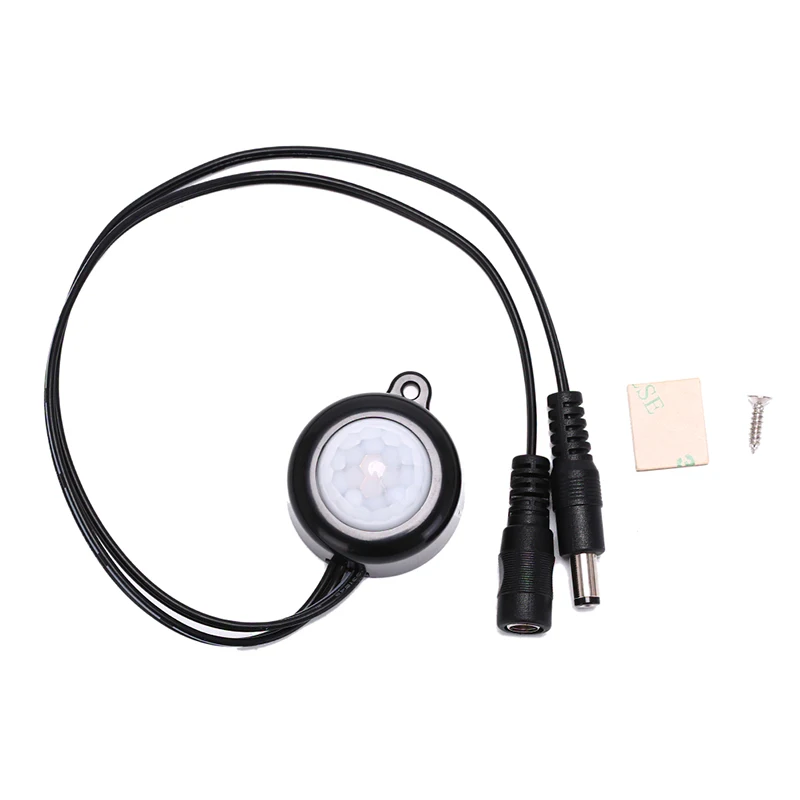 

1pcs DC 12V 5A PIR Body Infrared Ray Motion Sensor Switch Time Delay Adjustable Mode Detector Switching For LED Strip