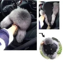 FXFURS серебряный Лисий мех шапки унисекс натуральная меховая шапка с тканью топы зима теплый синий лисий мех шапочки русские теплые шапки